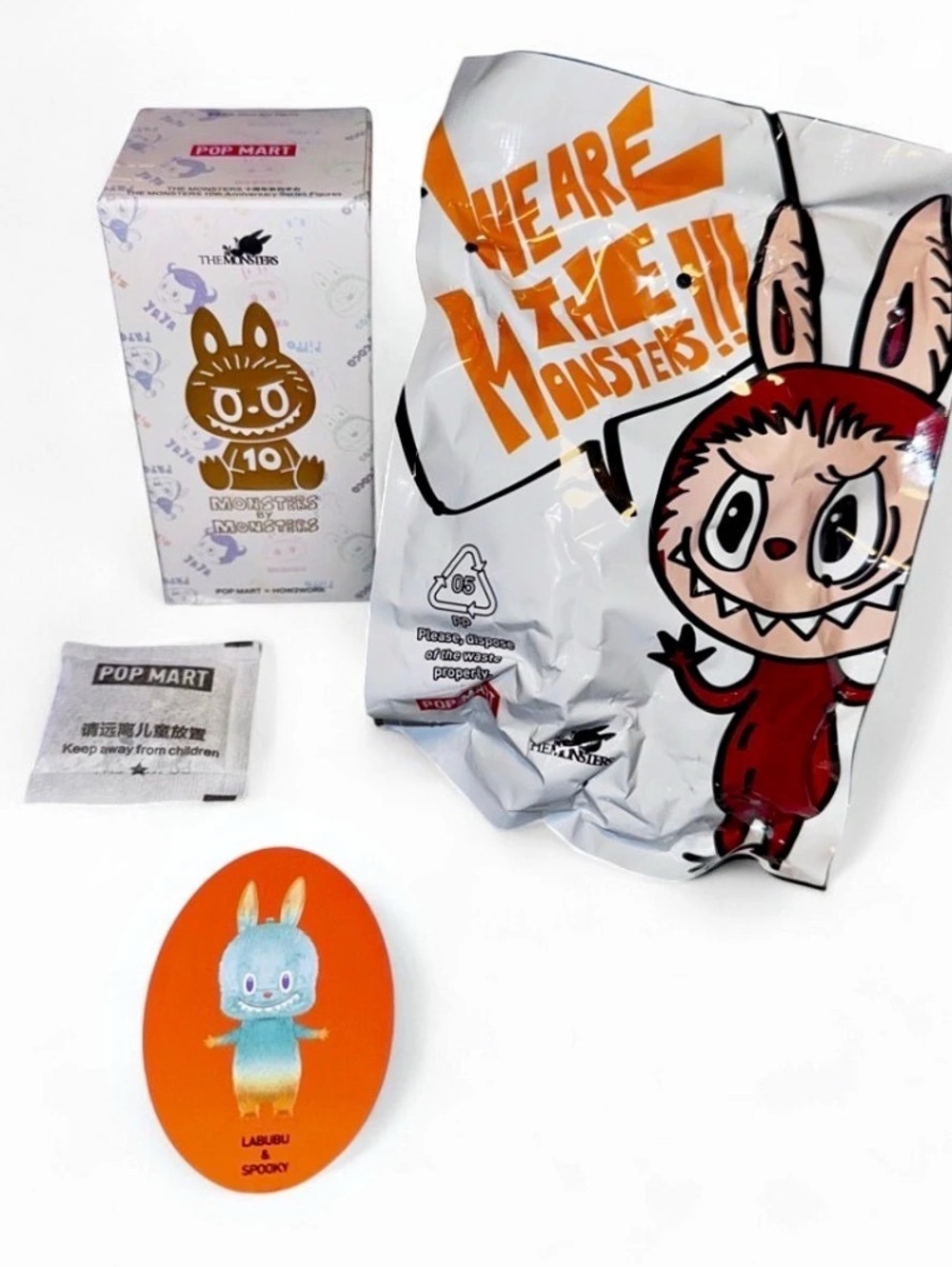 New Pop Mart The Monsters 10th Anniversary Series Confirmed Spooky Sealed Bag